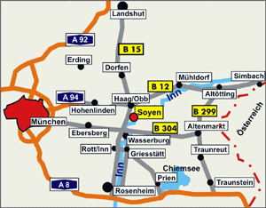 Gemeinde Soyen im Großraum Rosenheim - München